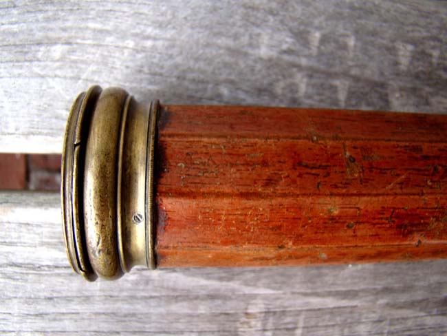 A fine Revolutionary War period Ship Captains' 10 sided reverse tapered single draw telescope by Peter & John Dollond, London, circa 1775. — image 3